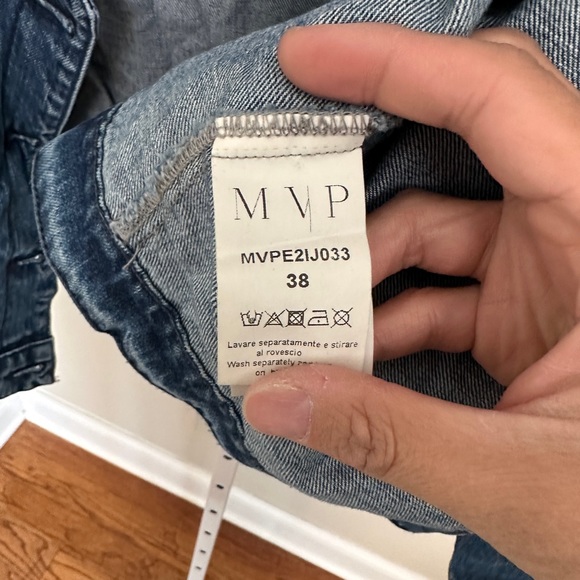 MVP WARDROBE
JACKET SOPHIA WOMAN DENIM AZZURRO NWT - Picture 8 of 10